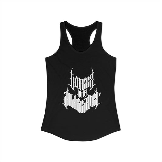 Women's Voices with Andreanet Metal Podcast Racerback Tank