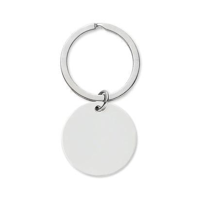 Stainless Steel Round Keychain (Engraving) Voices With Andreanet
