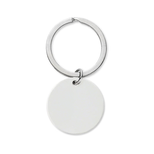 Stainless Steel Round Keychain (Engraving) Voices With Andreanet