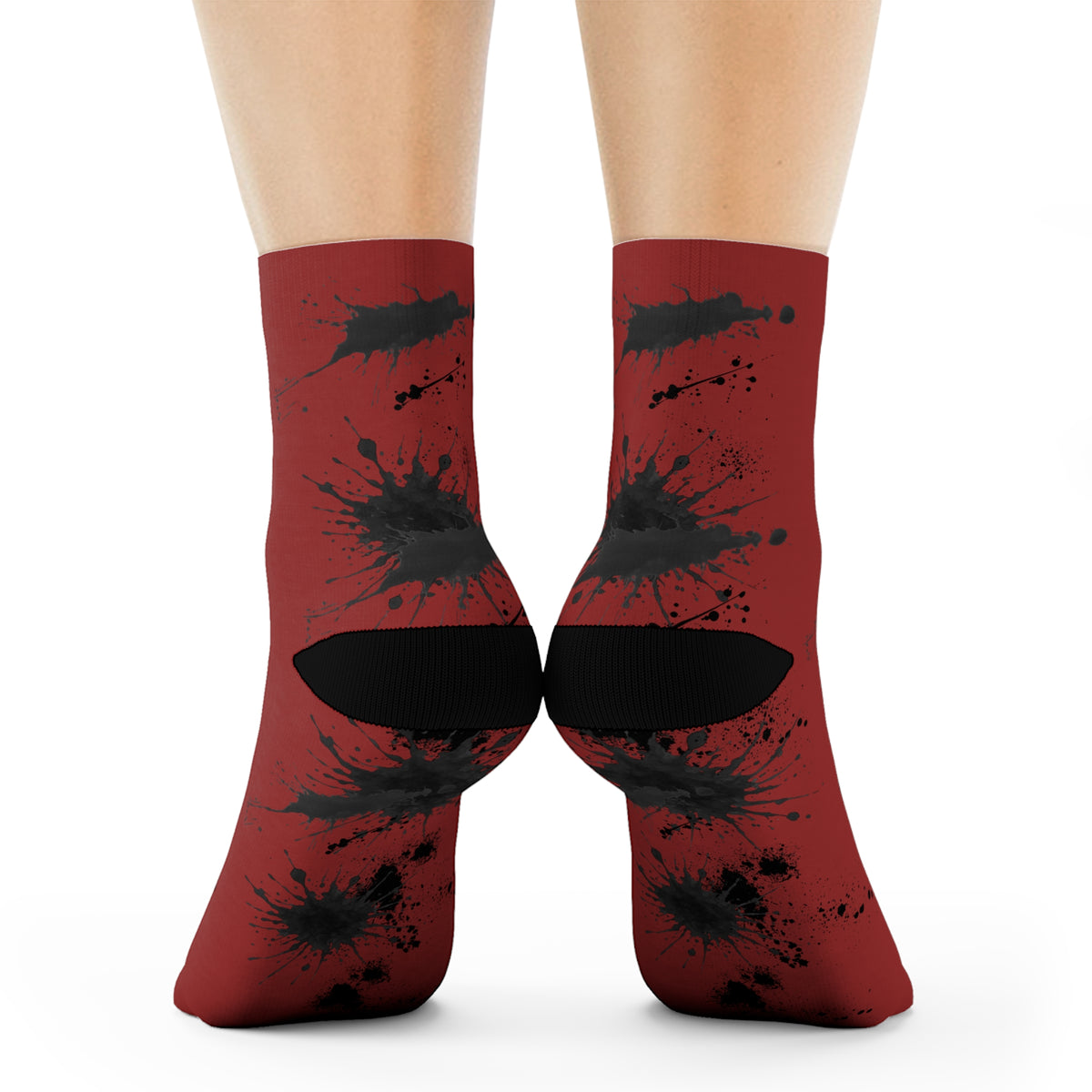 Burgundy bloody socks Voices with Andreanet