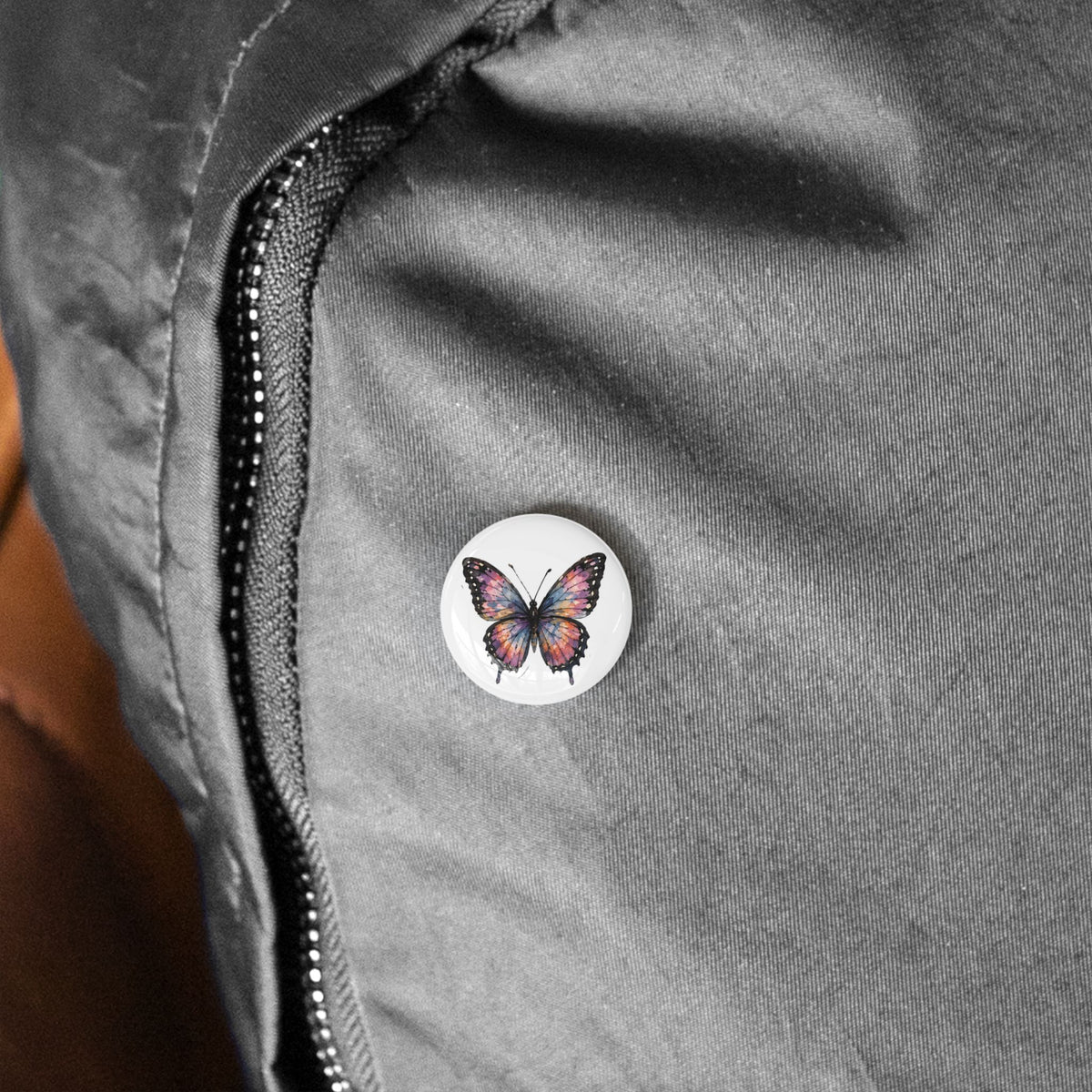 Round Pins butterfly