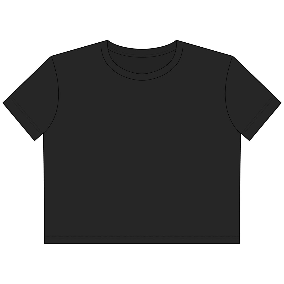 Women's Active Crop Tee Voices With Andreanet Metal podcast