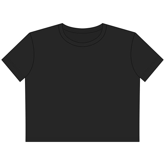 Women's Active Crop Tee Voices With Andreanet Metal podcast