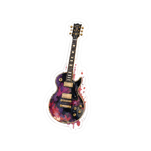 Vinyl Kiss-Cut Stickers guitar