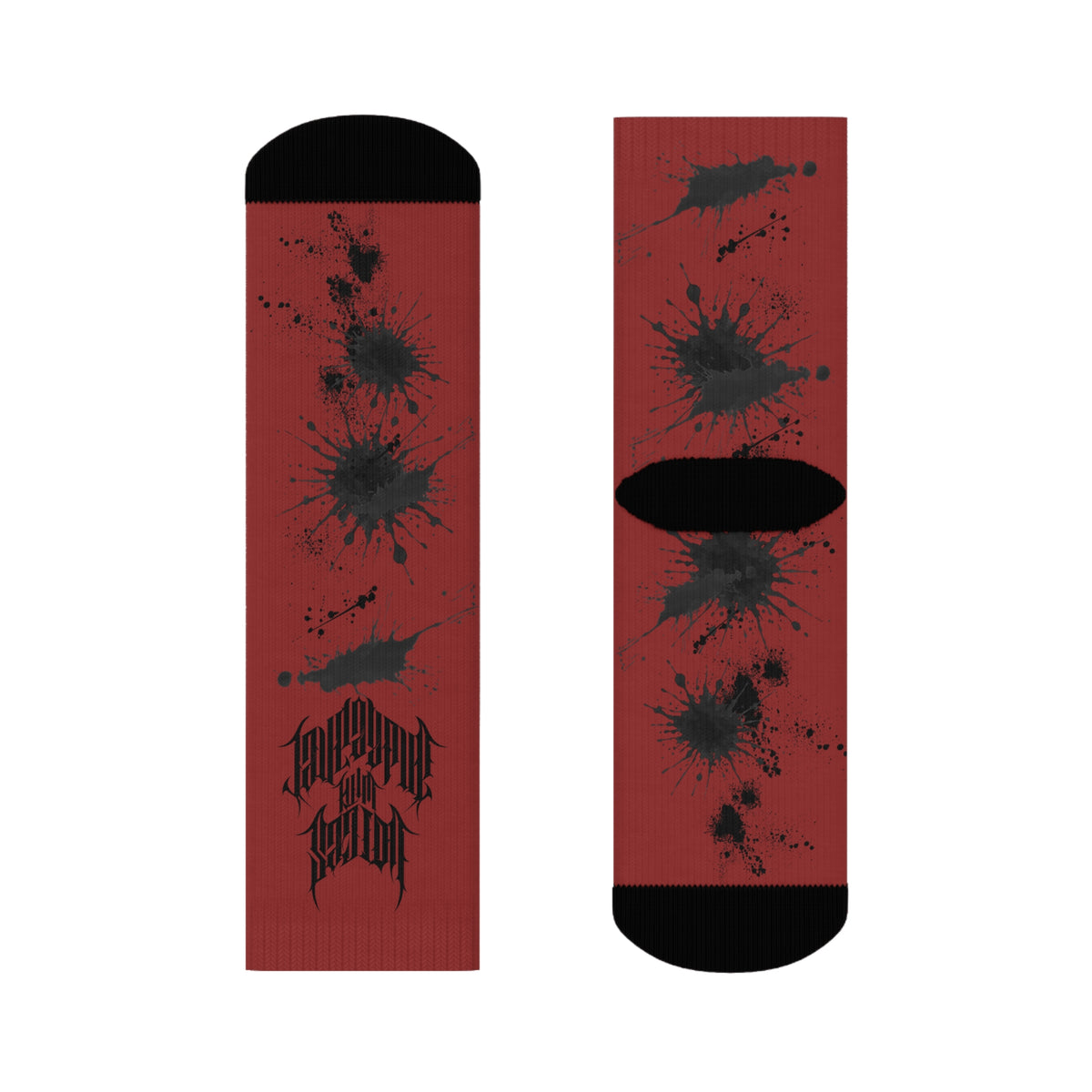 Burgundy bloody socks Voices with Andreanet